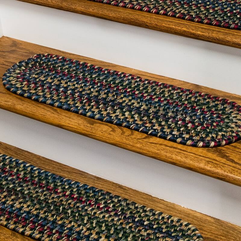 SET4 Worley Braided Reversible Stair Treads Bed Bath & Beyond 35976109
